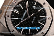 Audemars Piguet Royal Oak 41MM Miyota 9015 Automatic Full Steel with Black Dial and White Stick Markers