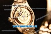 Rolex Datejust Swiss ETA 2671 Automatic Yellow Gold Case with Sliver Dial Stick Markers and Yellow Gold Bracelet (BP)