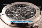 Audemars Piguet Royal Oak Perpetual Calendar Asia Automatic Steel Case with Black Dial and Steel Bracelet