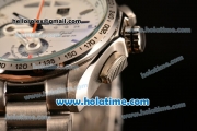 Tag Heuer Grand Carrera Calibre 36 Chrono Miyota Quartz Full Steel with White Dial and Silver Markers