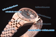 Rolex Datejust Oyster Pertual Automatic with MOP Dial and Full RG Case and RG Strap-ETACoating