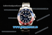 Rolex GTM-Master II 2836 Automatic Steel Case with Blue Dial Dots Markers and Steel Bracelet