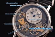 Breguet Classique Complications Tourbillon ST33 Automatic Steel Case with Black Leather Strap