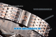 Omega De Ville Tresor Master Co-Axial Swiss ETA 2824 Automatic Two Tone with Orange Dial and Stick Markers