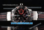 Ulysse Nardin Maxi Marine Diver Miyota OS20 Quartz Steel Case with Black Dial and Stick Markers Black Rubber Strap