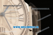 1:1 Cartier Ballon Bleu De 2671 Auto Steel Case with White Dial and Steel Bracelet