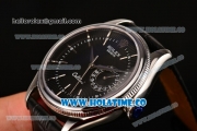 Rolex Cellini Date Asia Automatic Steel Case with Black Dial and Silver Stick Markers (New)