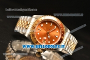 Rolex GMT-Master Vintage Brown Dial With Brown Bezel 2813 Auto Two Tone Jubilee Strap