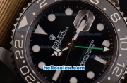 Rolex GMT-Master Pro-Hunter Asia 2813 Automatic Movement PVD Case with Ceramic Bezel and Black Dial