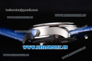 IWC Portuguese Tourbillon Asia ST25 Automatic Steel Case with Blue Dial Arabic Numeral Markers and Blue Leather Strap