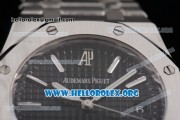 Audemars Piguet Royal Oak Clone AP Calibre 3120 Automatic Stainless Steel Case/Bracelet with Black Dial and Stick Markers (BP)