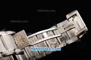 Patek Philippe Twenty-4 Swiss ETA Quartz Movement Steel Case with Diamond Dial and Diamond Strap -Lady Size