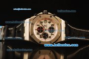 Audemars Piguet Royal Oak Offshore Panda Themes Chronograph Swiss Valjoux 7750 Automatic Steel Case with White Dial and Run 12 Second-1:1 Original Audemars Piguet Royal Oak Offshore Panda Themes Chronograph Swiss Valjoux 7750 Automatic Steel Case with White Dial and Run 12 Second-1:1 Original