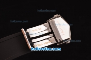 Tag Heuer Mikrogirder 2000 Chronograph Miyota Quartz Steel Case with PVD Bezel - Black Dial