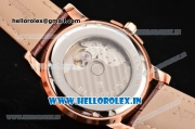 BlancPain L-Evolution Automatic 8 Days Miyota 9015 Automatic Rose Gold Case with Black Dial and White Markers (G5)