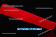 Breitling Avenger Skyland Chrono Swiss Quartz PVD Case with Red/Black Nylon Strap and Black Dial