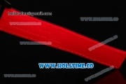 Breitling Avenger Skyland Chrono Swiss Quartz PVD Case with Red/Black Nylon Strap and Black Dial