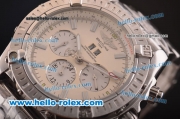 Breitling Chronomat Evolution ST17 Automatic with Big Date Steel Case/Strap with Beige Dial