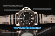 Panerai Luminor Submersible Black Bezel With Steel Case Automatic Rubber Strap Black Dial PAM00683