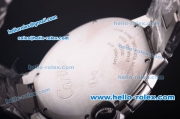 Cartier ballon bleu de Chronograph Quartz Full Case with Silver Dial - 7750 coating