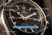 Omega Seamaster Planet Ocean 600M Co-Axial Clone Omega 8500 Automatic Steel Case/Bracelet with Stick/Arabic Numeral Markers and Black Dial (EF)
