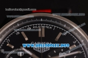 Tag Heuer Carrera Calibre 18 Miyota Quartz Steel Case with Black Dial Stick Markers and Red/Black Nylon Strap