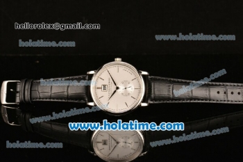 A.Lange&Sohne Saxonia Miyota Quartz Steel Case with Silver Stick Markers and White Dial