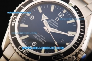 Omega Seamaster Swiss ETA Automatic Movement ETA Case with Black Dial and SSband