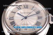 Cartier Cle de Cartier Miyota 9015 Automatic Steel Case with Silver Dial and Roamn Numeral Markers