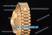 Rolex Day Date II Swiss ETA 2836 Automatic 18K Yellow Gold Case/Bracelet with Yellow Gold Dial and Stick Markers (BP)