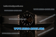 Hublot Classic Fusion Tourbillon Swiss Tourbillon Manual Winding PVD Case with Black Dial and Black Rubber Strap (ZF)