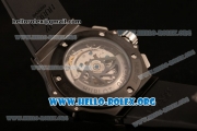 Hublot Big Bang Chronograph Swiss Valjoux 7750 Automatic PVD Case with Black Dial and Black Rubber Strap (YF)