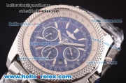 Breitling for Bentley Motors Chrono Swiss Valjoux 7750 Automatic Full Steel with Blue Dial