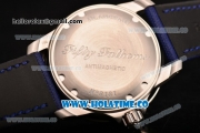 BlancPain Fifty Fathoms Swiss ETA 2836 Automatic Steel Case with Blue Dial and Stick/Arabic Numeral Markers (NOOB)