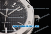 Audemars Piguet Royal Oak Clone AP Calibre 3120 Automatic Stainless Steel Case/Bracelet with Black Dial and Stick Markers (BP)