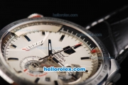 Tag Heuer Carrera 36 Chronograph Miyota Quartz Movement Swiss Coating Case with White Dial and Silver Stick Markers