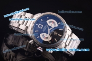 Tag Heuer Grand Carrera Calibre 17 Automatic Full Steel with Black Dial and Stick Markers