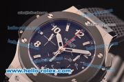 Hublot Big Bang Hub4100 Automatic Steel Case with Ceramic Bezel and Black Dial - 1:1 Original