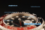 Rolex GMT-Master II Swiss ETA 2836 Automatic Movement Steel Case with White Markers and Ceramic Bezel