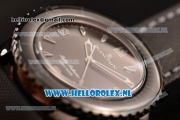 BlancPain Fifty Fathoms Automatique 2824 Auto PVD Case with Black Dial and Black Nylon Strap - 1:1 Origianl (ZF)