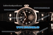 IWC Big Pilot's "Markus Buhler" Swiss ETA 6497 Manual Winding Steel Case with Black Dial and White Arabic Numeral Markers