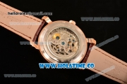 Vacheron Constantin Malte Asia Automatic Rose Gold Case with Brown Skeleton Dial and Roman Numeral Markers