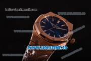 Audemars Piguet Royal Oak 41 Miyota 9015 Automatic Full Rose Gold with Blue Dial and Stick Markers (EF)