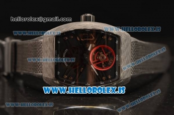 Franck Muller Vanguard Skeleton Tourbillon Carbon Fiber Case V45 T SQT CARBON.ER