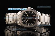 Patek Philippe Aquanaut Swiss ETA 2824 Automatic Movement Full Steel with Black Dial and White Arabic Numerals