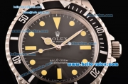 Rolex Submariner Oyster Perpetual Comenx Swiss ETA 2836 Automatic Full Steel with Black Dial and Yellow Markers