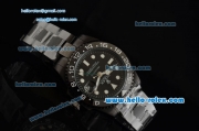 Rolex Pro-Hunter GMT-Master Asia 2813 Automatic PVD Case with PVD Strap and Black Dial Stick Markers