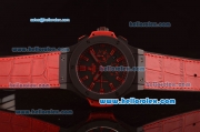 Hublot Big Bang Swiss Valjoux 7750 Automatic Ceramic Case with Black Dial and Red Markers