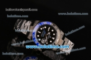 Rolex GMT Master Pro Hunter Asia 2813 Automatic Full PVD with Black/Blue Bezel and White Markers (BP)