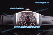 Franck Muller Casablanca Swiss ETA 2824 Automatic Steel Case with Black Dial and Numeral Markers - 1:1 Original